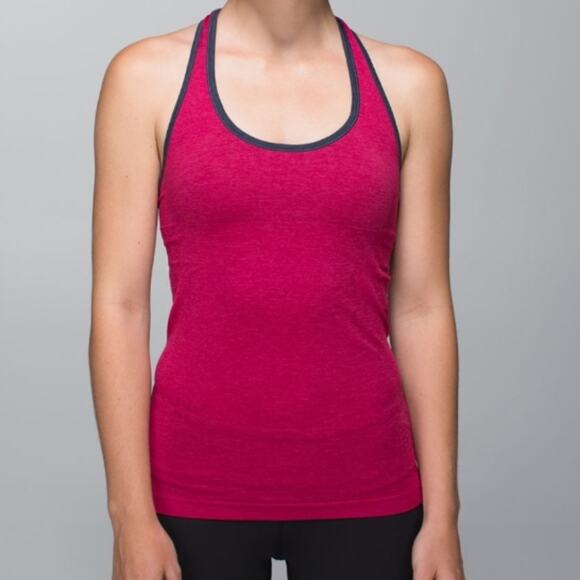 Lululemon Ebb & Flow Bumble Berry Racerback Tank - Picture 1 of 6